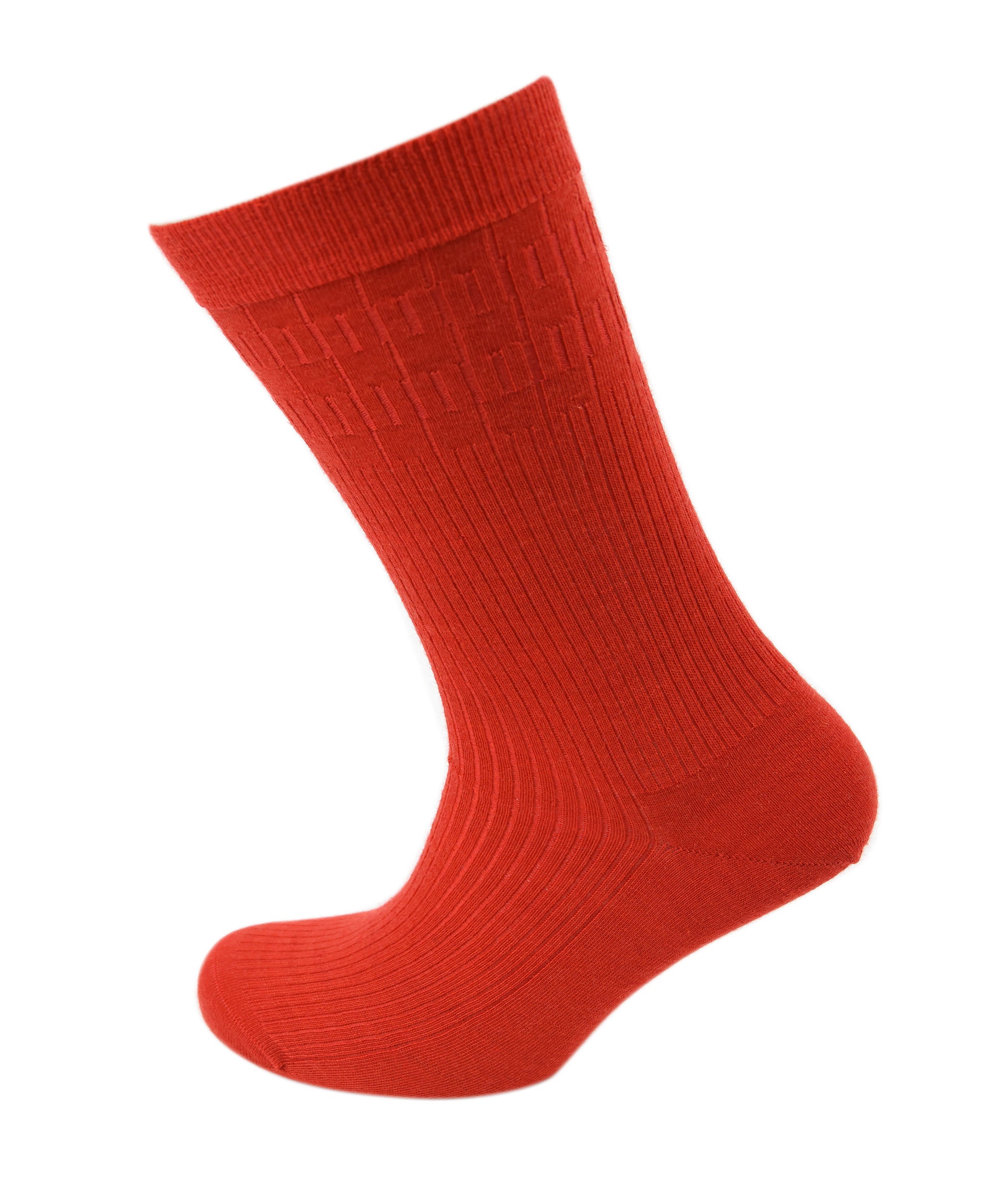 Viyella Mens Softouch Non Elastic Wool Socks With Hand Linked Toe - Red