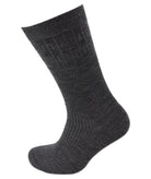 Viyella Mens Softouch Non Elastic Wool Socks With Hand Linked Toe - Grey