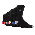 Jeff Banks Men's - 7 Pack Recycled Cotton Patterned Socks - (7/11)