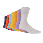 Jeff Banks Men's - 7 Pack Oxford Plain Socks Multi Colour - (7/11) FAS2