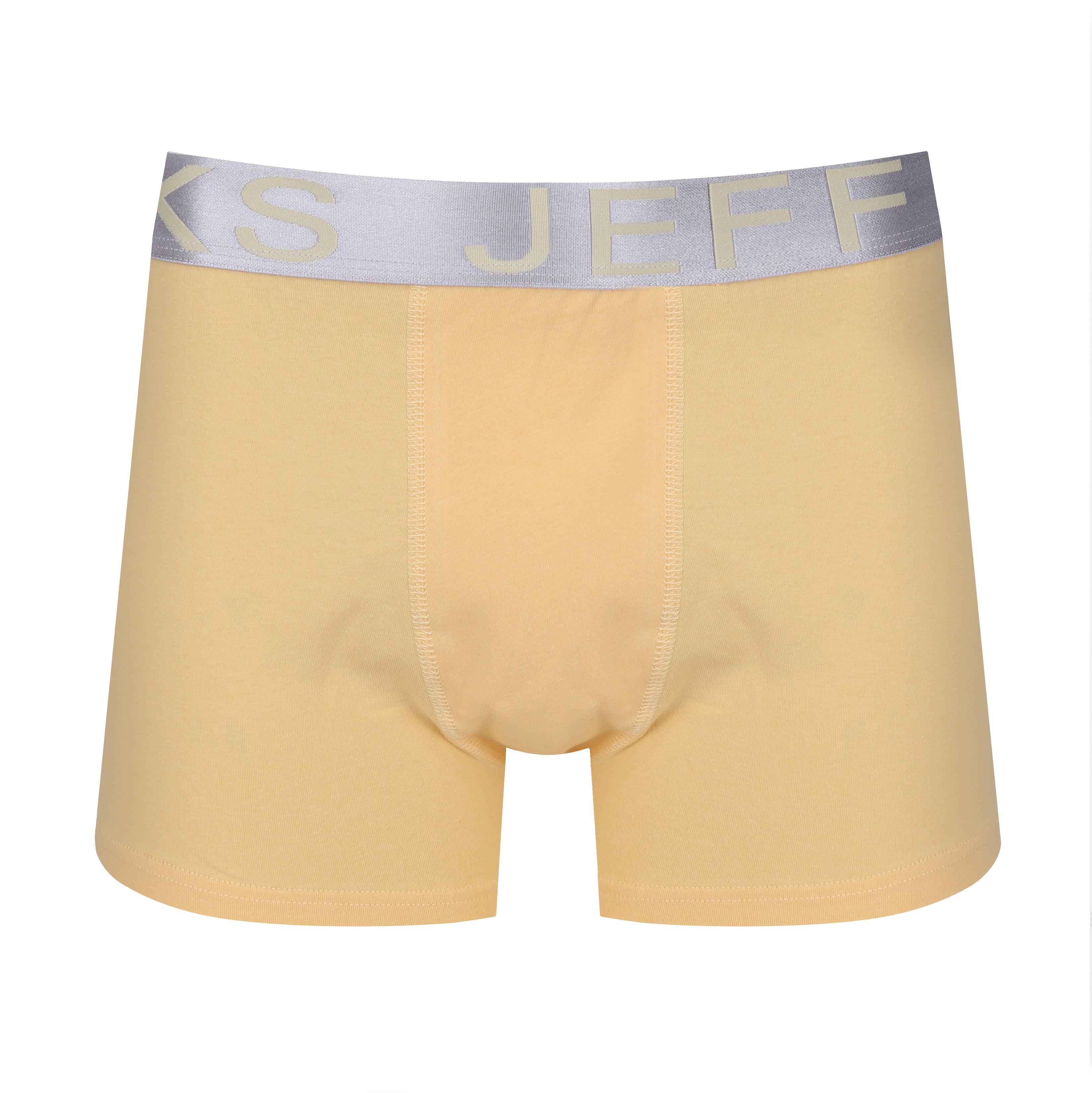 Jeff Banks Men's 3 Pack Cotton Fashion Pastel Trunks - Orange/Blue/Yellow