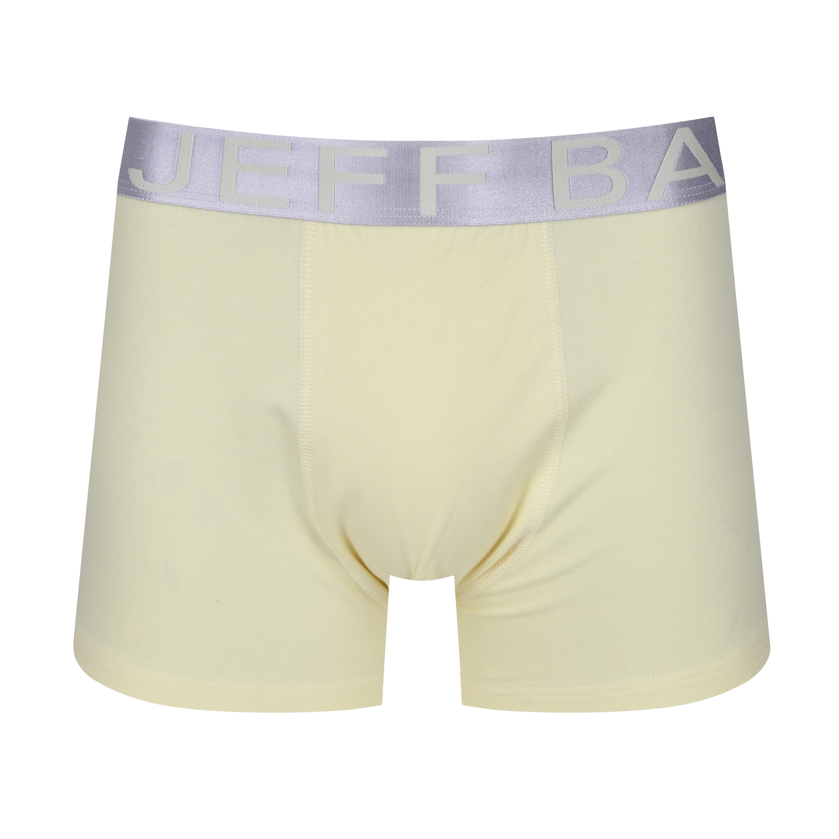 Jeff Banks Men's 3 Pack Cotton Fashion Trunks - Lillac/Yellow/Peach