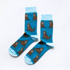 Bare Kind Socks - Save The Walrus Bamboo Socks | Navy