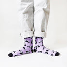 Bare Kind Socks - Save The Panda Bamboo Socks, Lilac