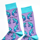 Bare Kind Socks - Save The Frog Bamboo Socks, Aqua