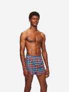 Derek Rose Mens Barker 34 Modern Fit Woven Boxers - Multi