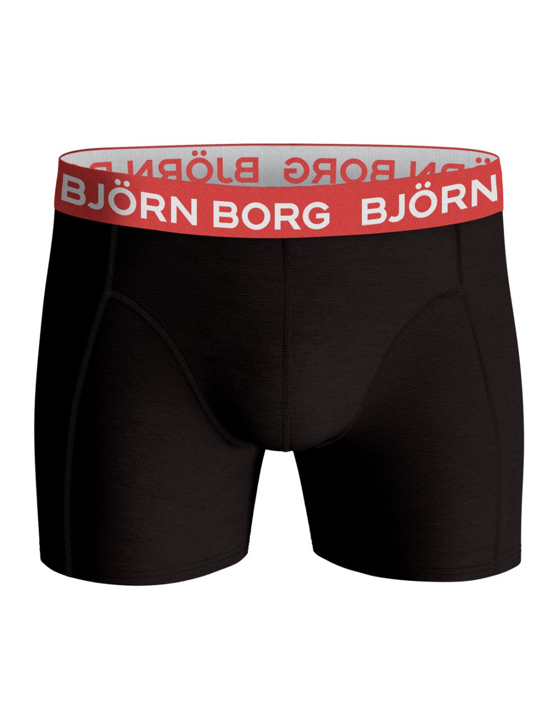 Björn Borg Cotton Stretch Boxer 7 Pack - Black With Coloured Waistbands