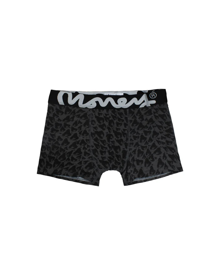 Money Clothing 3 Pack Cotton Stretch Chop Trunks - Black Cheetah