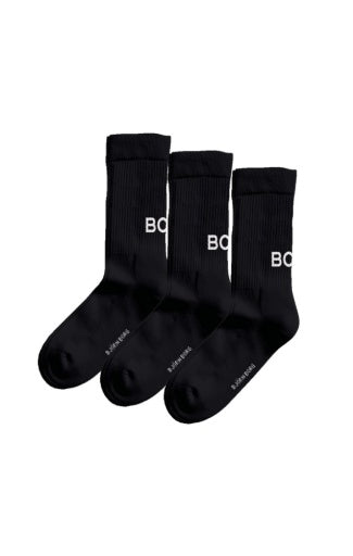 Bjorn Borg Core Crew Polyamide Sock 3-pack - Black