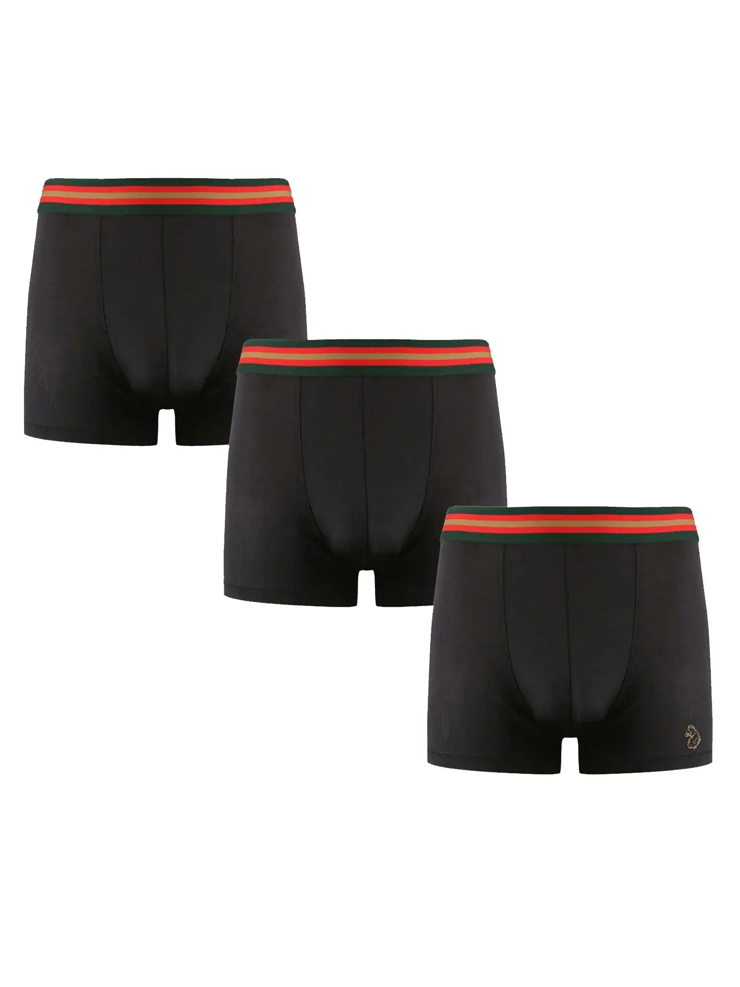 Luke Bronx 3 Pack Bronx Boxers - Black