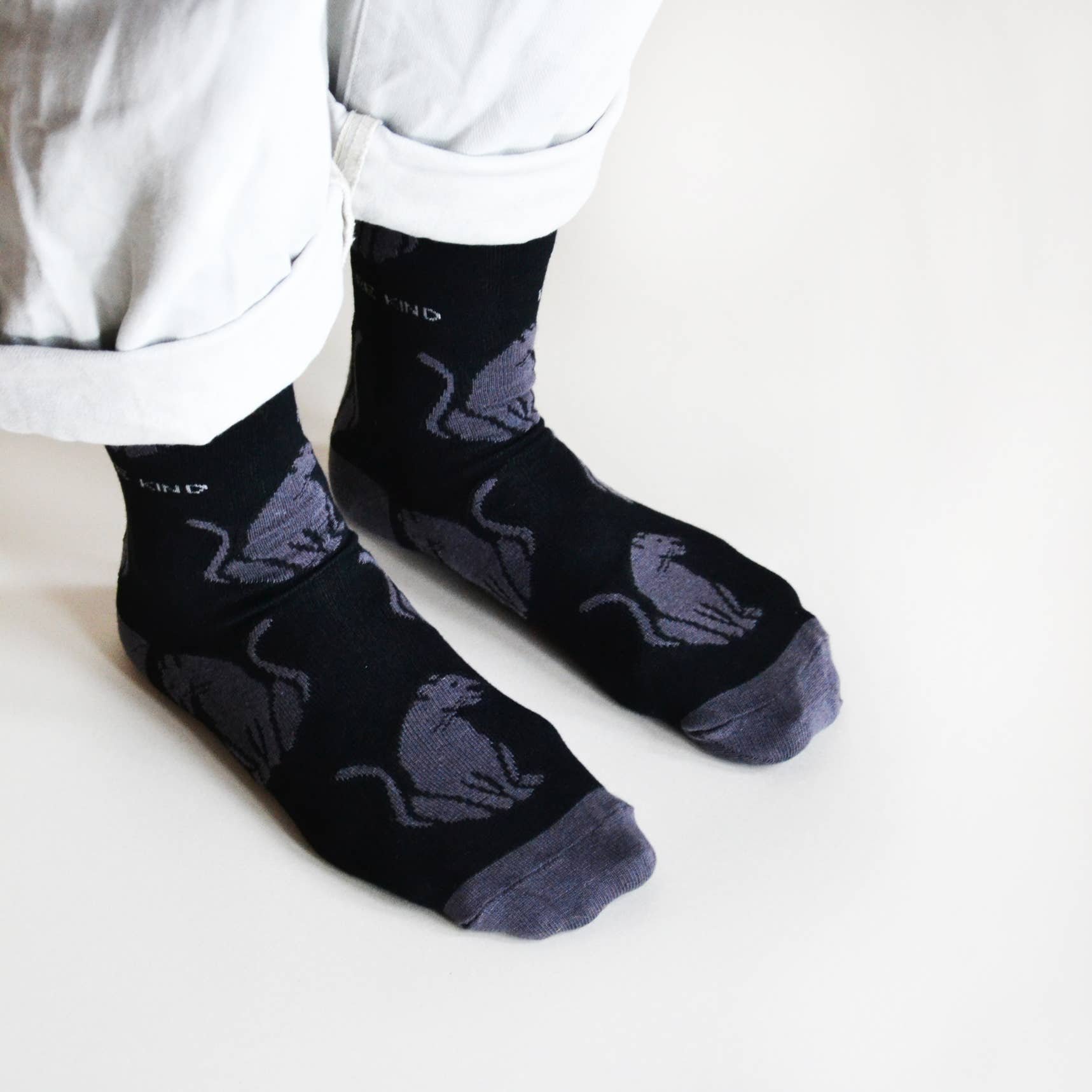 Bare Kind Save The Black Panther Bamboo Socks