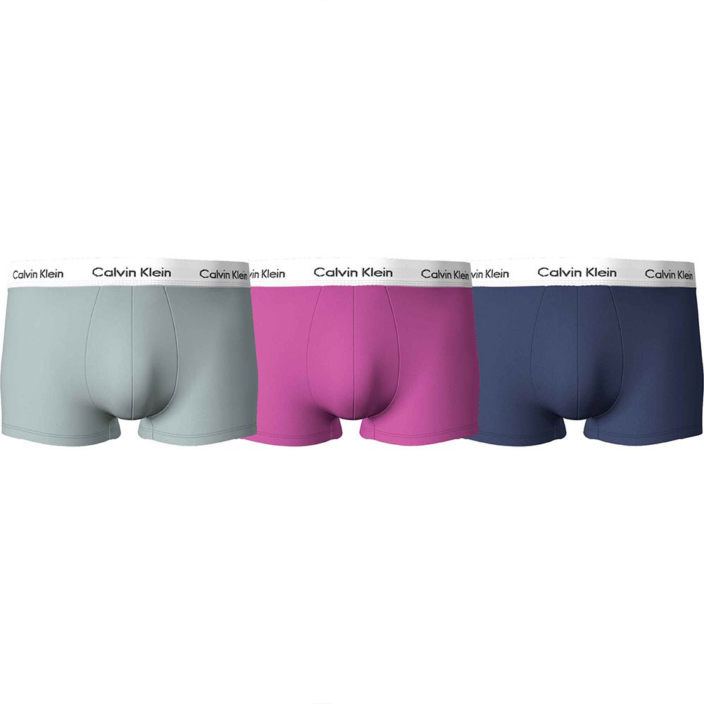 Calvin Klein 3 Pack Low rise Cotton Trunks - MultiColour 2