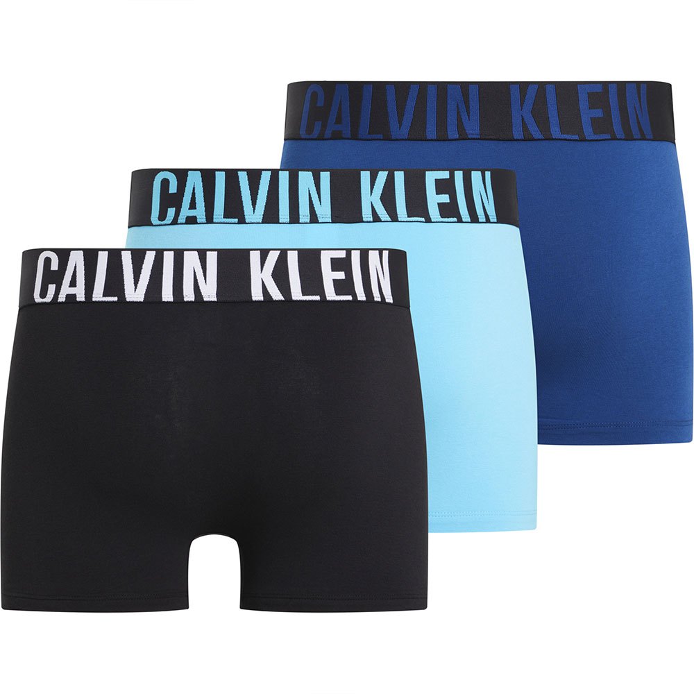 Calvin Klein Underwear 3 Pack Intense Power Cotton Boxers - Navy/Black/Blue