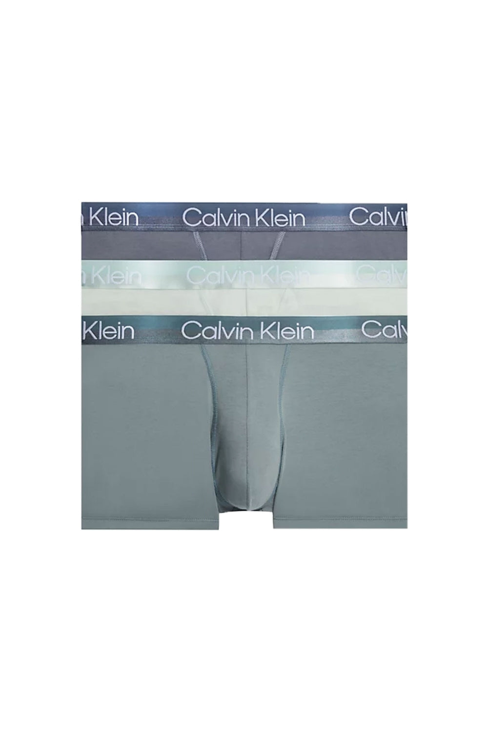 Calvin Klein 3 Pack Modern Structure Trunk - Beloved Bl/Asphalt Grey/Dragon Fly