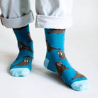 Bare Kind Socks - Save The Walrus Bamboo Socks | Navy