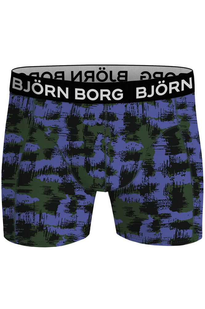 Bjorn Borg Cotton Stretch Boxer 5 pack - Black, Blue, Print