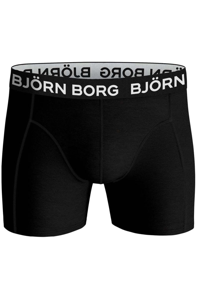 Bjorn Borg Cotton Stretch Boxer 5 pack - Black, Blue, Print