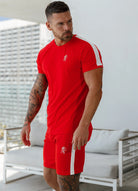 Gym King Core Plus Poly Short - Chilli Red