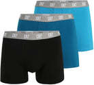 CR7 3-Pack Men's Cotton Fashion Trunk - Navy / Blue / Light Blue