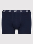 CR7 3-Pack Men's Cotton Fashion Trunk - Navy / Grey / White