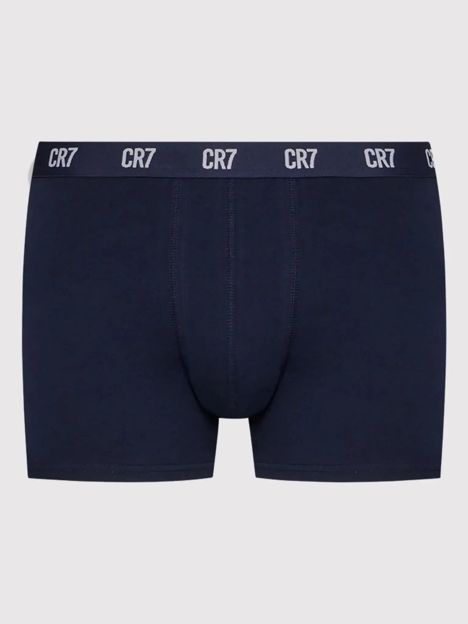 CR7 3-Pack Men's Cotton Fashion Trunk - Navy / Grey / White