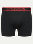 Emporio Armani 3 Pack Boxer Briefs - Black, Multi Coloured Waistbands