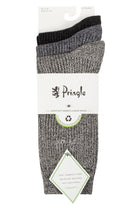 Pringle 3 Pack Ladies Leisure Bamboo Socks - One Size (4-8)