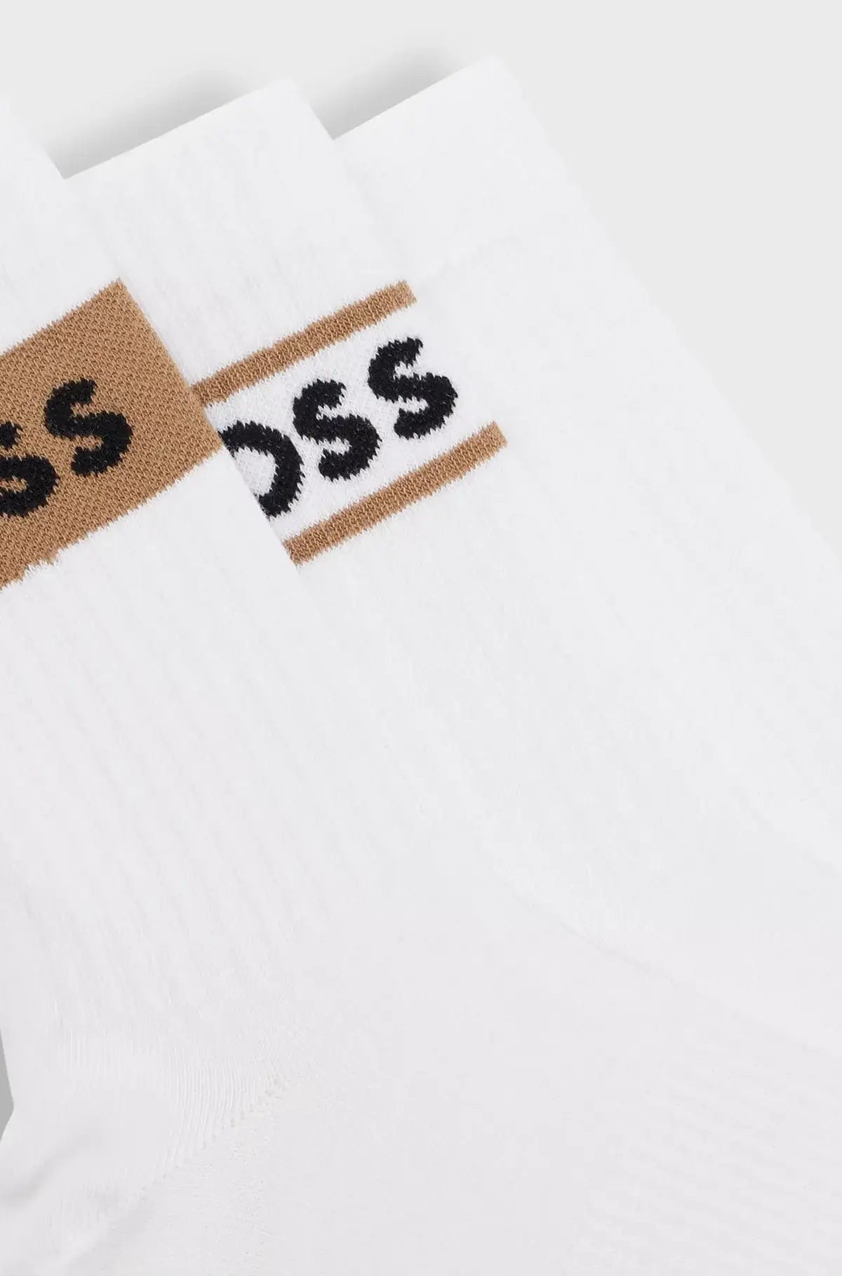 Boss 3 Pack Cotton Socks Gift Box -White