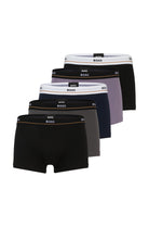 Boss 5 Pack Cotton Stretch Trunks with Logo Waistbands - Multi