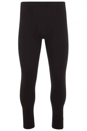 HJ Hall Cotton Rich Thermal Long Johns - Black