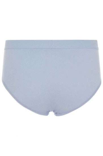 HJ Hall 3 Pack Pure Cotton Fly-Fronts Briefs - Light Blue