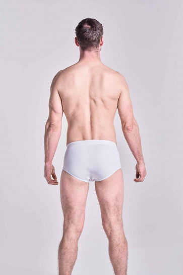 HJ Hall 3 Pack Pure Cotton Fly-Fronts Briefs - White