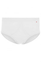 HJ Hall 3 Pack Pure Cotton Fly-Fronts Briefs - White