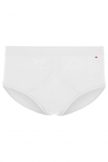 HJ Hall 3 Pack Pure Cotton Fly-Fronts Briefs - White