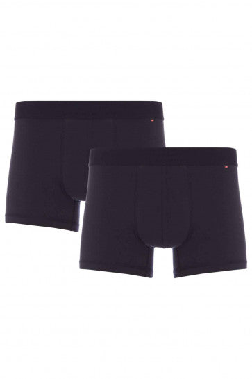 HJ Hall 2 Pack Cotton Stretch Trunks Boxer Short -Navy