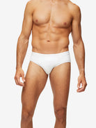 Derek Rose Men's Jack Briefs Pima Cotton Stretch -White