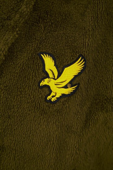 Lyle & Scott Jeremy Bathrobe - Dark Olive