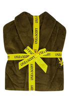 Lyle & Scott Jeremy Bathrobe - Dark Olive