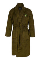 Lyle & Scott Jeremy Bathrobe - Dark Olive