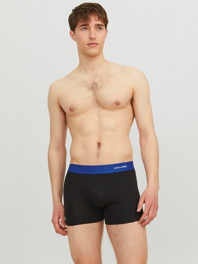 Jack & Jones Jaclucas Bamboo 3 Pack Trunks - Black Multi