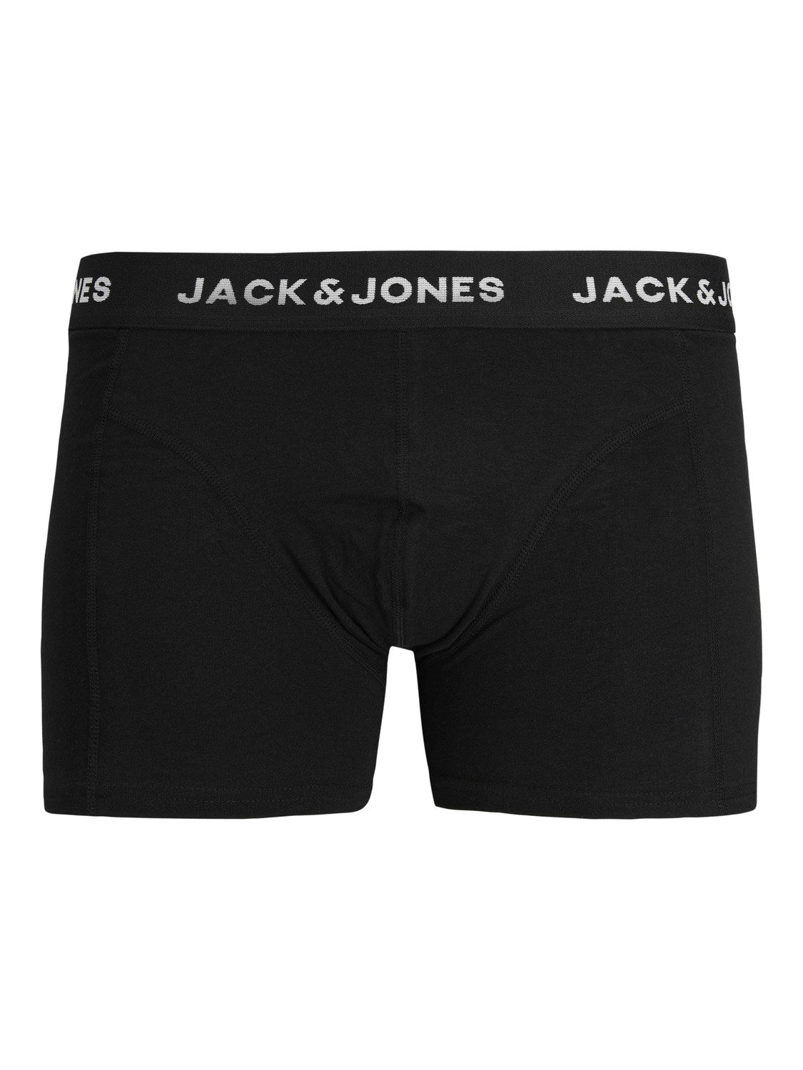 Jack & Jones Jacblack Friday 5 Pack Cotton Stretch Trunks - Black/Navy/Port Royale