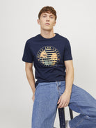 Jack & Jones JJsummer Vibe Crew Neck 100% Cotton T-Shirt