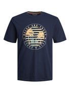 Jack & Jones JJsummer Vibe Crew Neck 100% Cotton T-Shirt