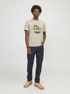 Jack & Jones JJsummer Vibe Crew Neck 100% Cotton T-Shirt