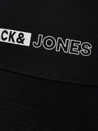 Jack & Jones Jacdna Black Baseball Cap - 100% Cotton