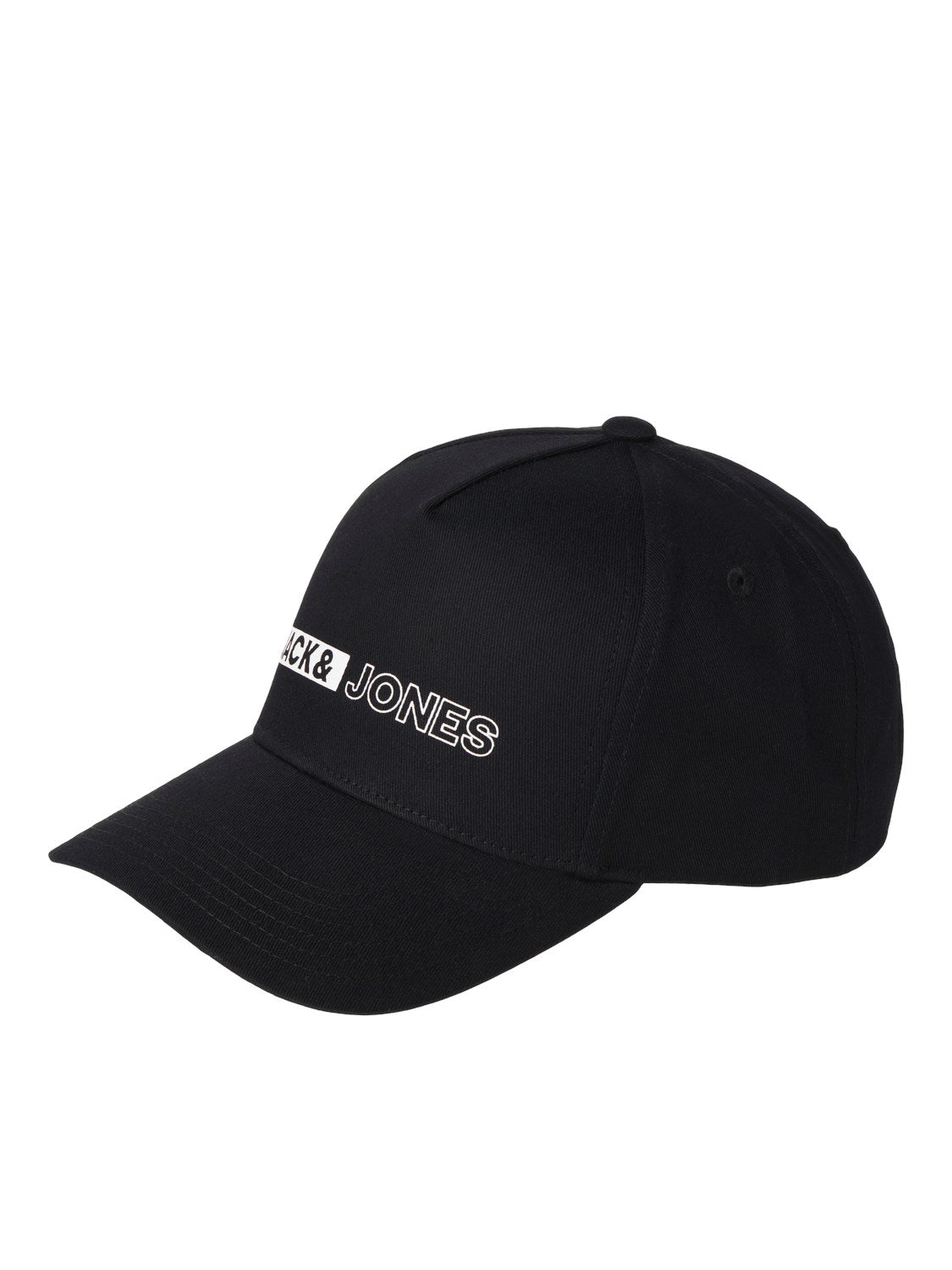 Jack & Jones Jacdna Black Baseball Cap - 100% Cotton