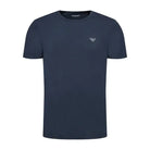 Emporio Armani 2 Pack Crew Neck Loungewear T-Shirt - Olive / Marine