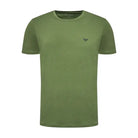 Emporio Armani 2 Pack Crew Neck Loungewear T-Shirt - Olive / Marine