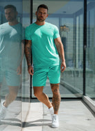 Gym King Core Plus Poly Tee - Marine Green