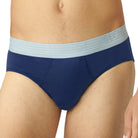 Sloggi Men's Ever Cool 2 Pack Midi Briefs - Twilight Blue